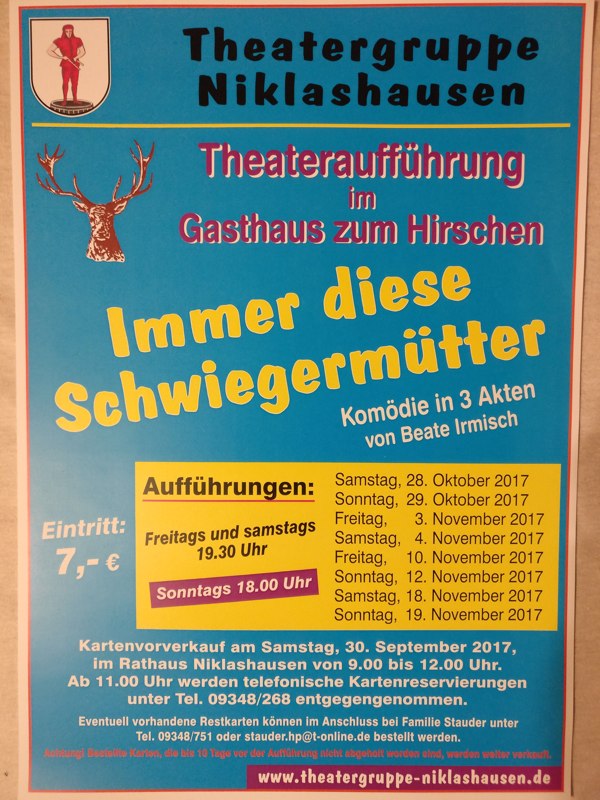 Plakat „Immer diese Schwiegermütter“